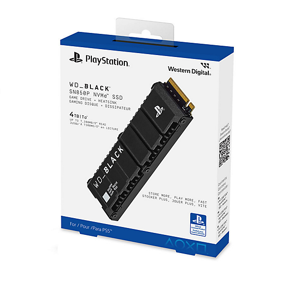 4TB WD BLACK Internal SN850P NVMe™ SSD Game Drive