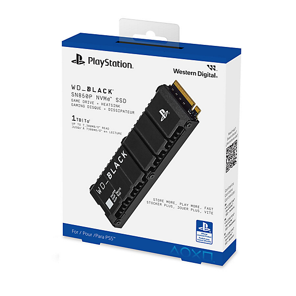 1TB WD BLACK Internal SN850P NVMe™ SSD Game Drive