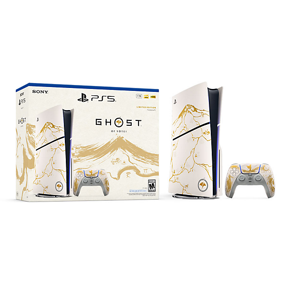 PlayStation®5 Console - Ghost of Yotei™ Gold Limited Edition Bundle (model group - slim)